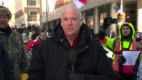MSNBC News Crew Mobbed During Ottawa Protests
