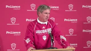 November 6, 2010 - Indiana University Head Football Coach Bill Lynch After Iowa Game