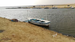 Old Boats Trip For Tourists In Wadi El Rayan Egypt