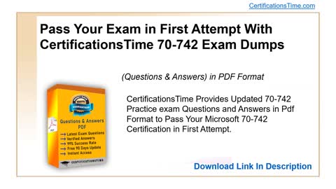 How To Pass Microsoft 70-742 Exam Certification