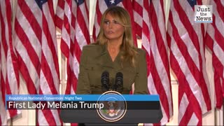 Melania Trump calls for racial unity and end to violence