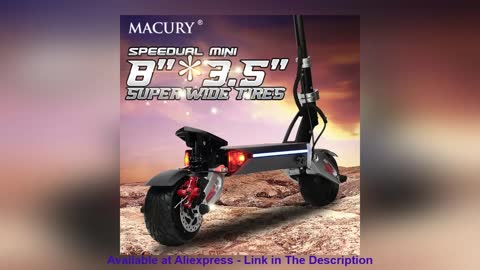 ☘️ MACURY ZERO 8X & SPEEDUAL Mini 8 Inch Dual Motor Electric Scooter 52V 3200W Off-Road Double Drive