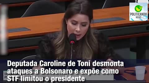 Carol de Toni overturns narrative against Bolsonaro.