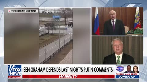 Sen. Lindsey Graham claps back against criticism for Putin comments
