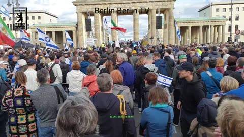 Live von Palästinenser und Israel Demos, Berlin
