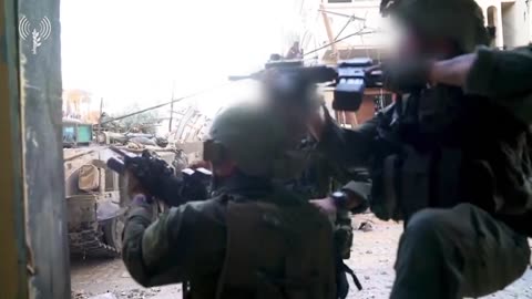 IDF releases footage showing clashes between the Paratrooper's 202nd Battalion and