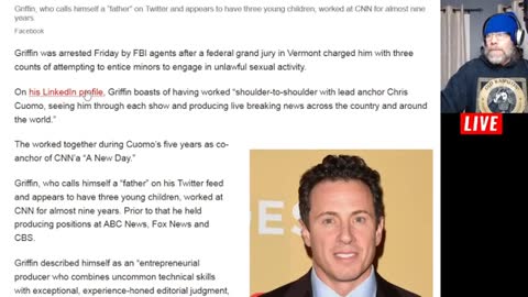 Chris Cuomo's Producer at CNN Arrested for Attempting to Have Sex With Minors [mirrored]