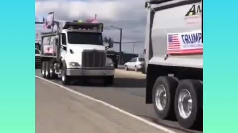 Massive truck convoy heading to Washington for the ‘Million MAGA March’