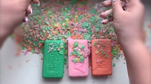 Soap Carving ASMR I Relaxing Sounds ! no talking Satisfying ASMR Slime