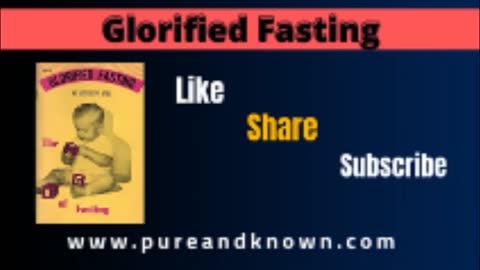 Glorified Fasting: The ABC of Fasting by Franklin Hall