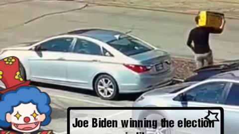 Joe Biden winning the election it's like...