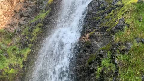 Central Oregon - Three Sisters Wilderness - Spectacular Obsidian Waterfall!
