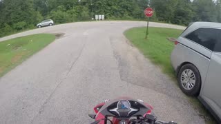 Motorcycle ride gopro