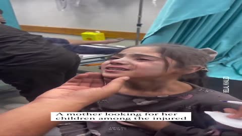 Wrenching Search: Mother Seeks Her Children After Gaza Air Strike