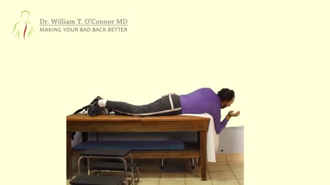 Making your bad back better, part 3: Maneuver 05 cervical bed based head hang