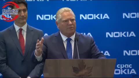 Doug Ford says he stands shoulder to shoulder with the PM and supports the Emergency Act