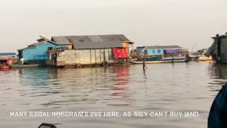 World's largest floating city in Cambodia