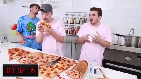 A very large pizza