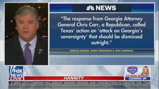 Hannity: Georgia Has Resorted to Name-Calling
