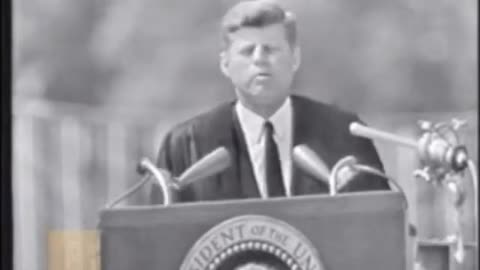 JFK. - John F.Kennedy speech on peace 🙏 🧬⚛️🧬