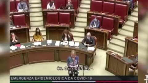 ITALIAN POLITICIAN: 𝐒𝐀𝐑𝐀 𝐂𝐔𝐍𝐈𝐀𝐋 𝙀𝙓𝙋𝙊𝙎𝙀𝙎 BILL GATES DEPOPULATION PLAN