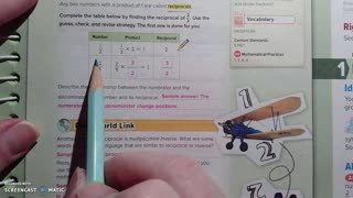Gr 6 - Ch 4 - Lesson 6 - Divide Whole Numbers by Fractions