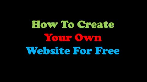 HOW TO CREATE WEBSITES FOR FREE