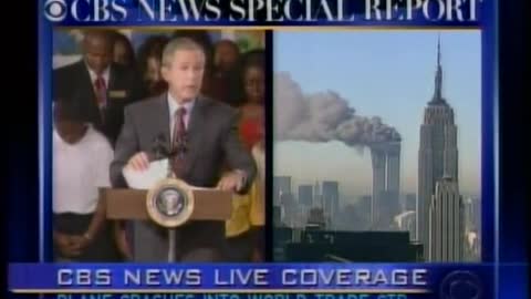 President Bush speaks from school after attacks