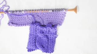 How to Knit the Cable Stitch