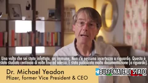 Dottor Michael Yeadon ex CEO Pfizer: State alla larga dai vaccini sperimentali!