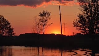 317 Toussaint Wildlife - Oak Harbor Ohio - Sunset On The Toussaint