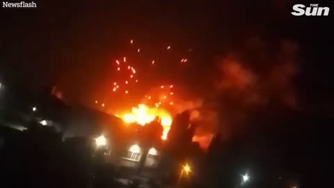 Ukrainian forces destroy Russian warehouse with U.S-made rocket launchers