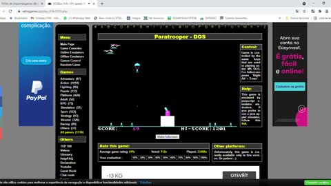 Paratrooper 1982 - Jogando pela 1ªvez