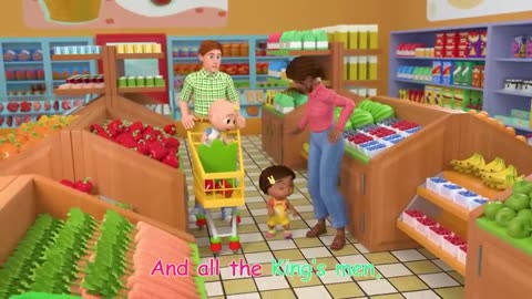 Humpty Dumpty Grocery Store🍬 | CoComelon Nursery Rhymes & Kids Songs ||