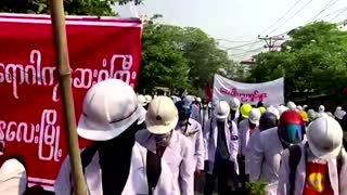 Myanmar protests, after death of Suu Kyi official