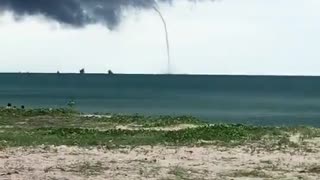 Waterspout Seen at Sea