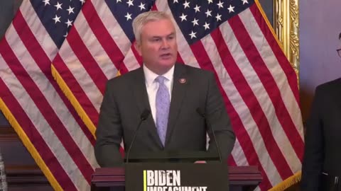 Rep. James Comer discusses Joe Biden's Illegal financial dealings with his son & Foreign countries