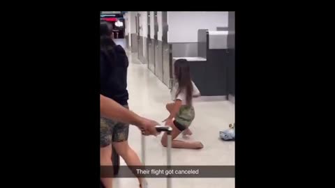 GIRL GETS POSSESSED AFTER HER FLIGHT WAS CANCELLED