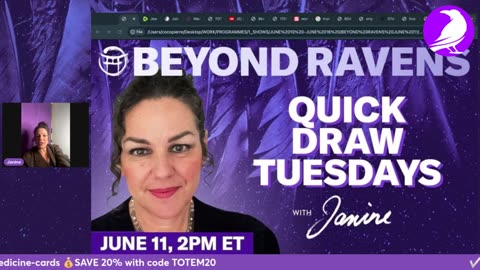 TAROT BY JANINE 🐦‍⬛Beyond Ravens with JANINE - JUNE 11