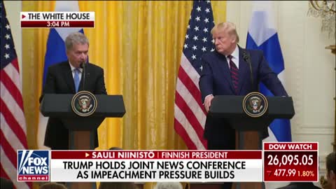 President Trump blasts fake news reporter on Ukraine