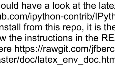 How to write LaTeX in jupyter not just equations