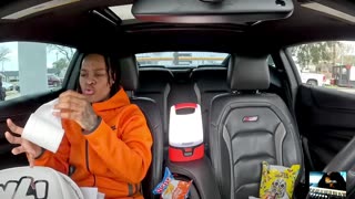 reacting to Lil Perfect VLOGS TRASHING Jordan Brand NEW CAR