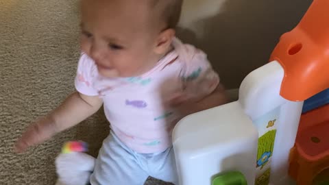 Dramatic Child Gets Teary Around Toy