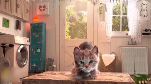 Cute Cats Animated Children's Cartoon Movies