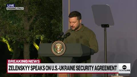 Zelenskyy hails U.S.-Ukraine security agreement ABC News