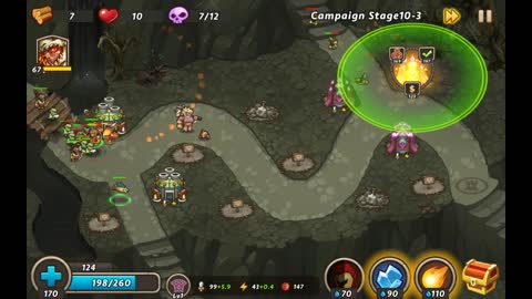 Castle Defense 2 |Level 10-3|[Black Rock Mountain]•[|Boss Battle|] [Campaign•Mode Hard] [✓3 Stars]•Walkthrough] ]