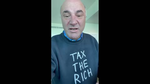 Shark Tank's Kevin O'Leary Takes Funny Jab at Socialist AOC By Buying Her "Tax The Rich" Shirt