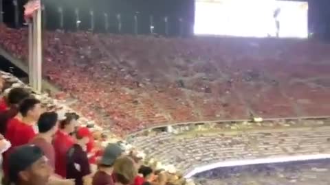 WATCH: A “F**k Joe Biden” Chant Breaks Out At College Football Game