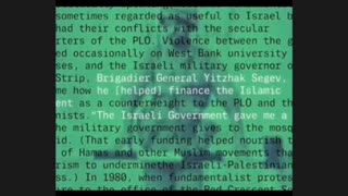 Israel created Hamas