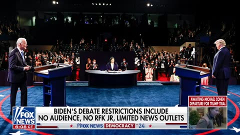 BIDEN CAMP REVEALS DEBATE DEMANDS: NO AUDIENCE, MUTED MICS